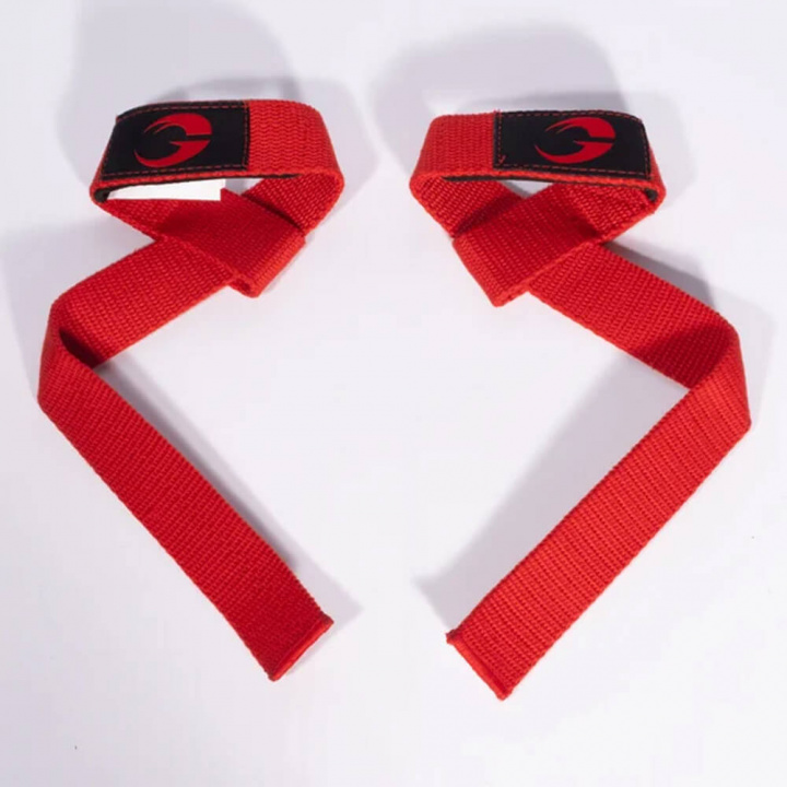 GASP Classic Lifting Straps, Red i gruppen Träningstillbehör / Dragremmar & Grepp hos Tillskottsbolaget (GASP546121)