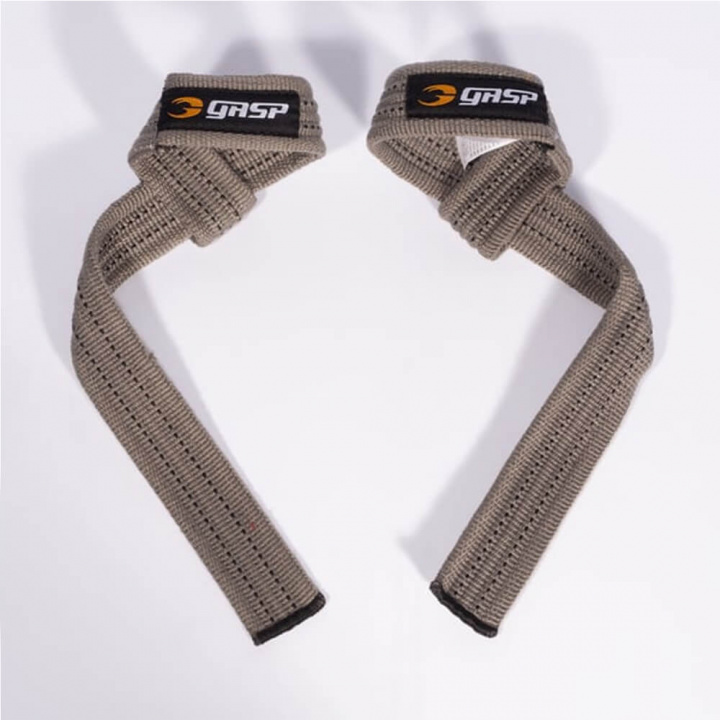 GASP Lifting Straps, grey/black i gruppen Träningstillbehör / Dragremmar & Grepp hos Tillskottsbolaget (GASP556734)