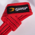 GASP Lifting Straps, red/black