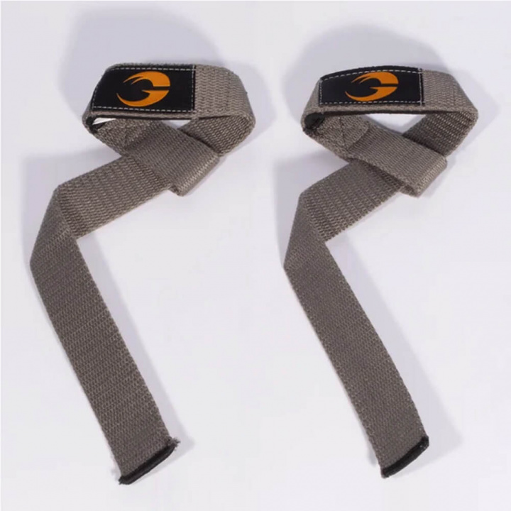 GASP Classic Lifting Straps, Smoke Grey i gruppen Träningstillbehör / Dragremmar & Grepp hos Tillskottsbolaget (GASP75547)