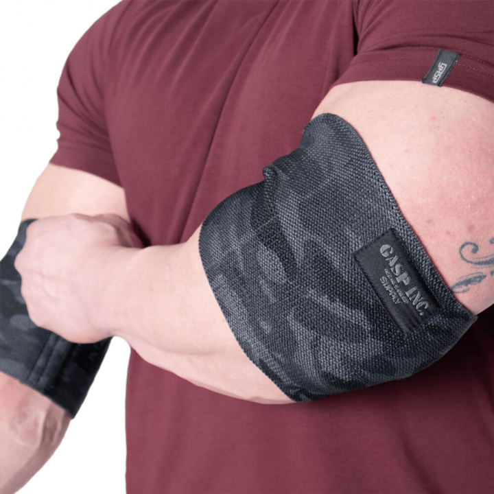 Gasp Heavy Duty Elbow Sleeve, dark camo i gruppen Träningstillbehör / Övriga skydd och stöd hos Tillskottsbolaget (GASP9632)