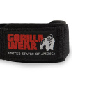 Gorilla Wear Gear Figure 8 Lifting Straps, black