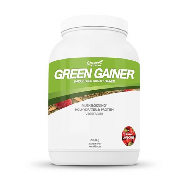 Green Nutrition Green Gainer, 2000 g i gruppen Kosttillskott & Livsmedel / Gainers & Återhämtning / Veganska Gainers hos Tillskottsbolaget (GREEN001)