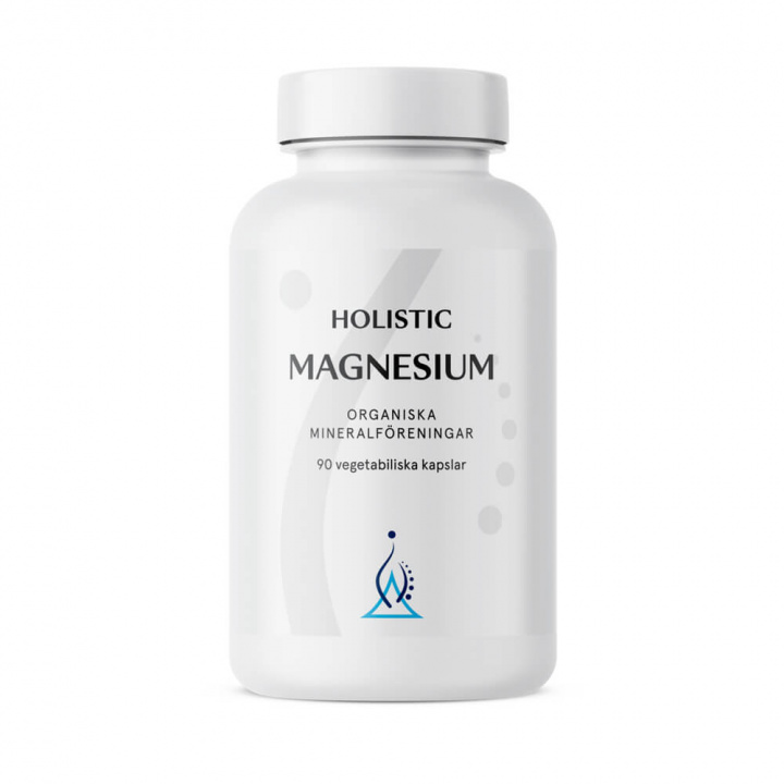 Holistic Magnesium 120 mg, 90 caps i gruppen Kosttillskott & Livsmedel / Mineraler / Magnesium hos Tillskottsbolaget (HOLISTIC742)