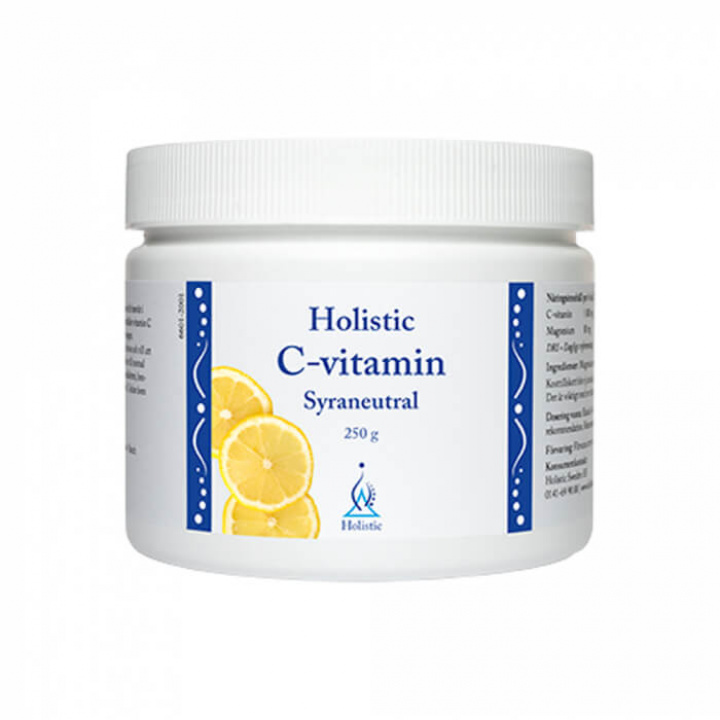 Holistic C-vitamin Syraneutral, 250 g i gruppen Kosttillskott & Livsmedel / Hälsokost / Antioxidanter hos Tillskottsbolaget (HOLISTIC75344)