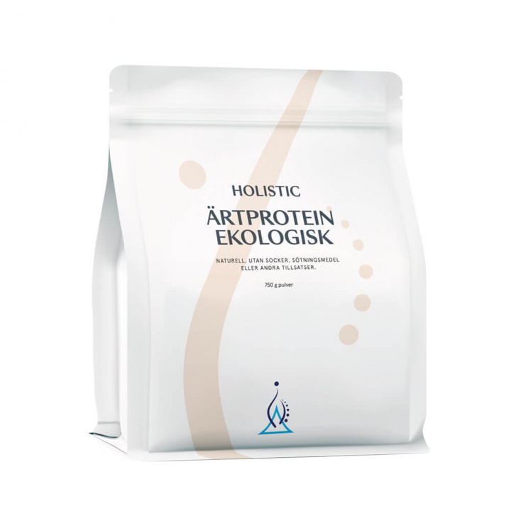 Holistic Ärtprotein Ekologisk, 750 g i gruppen Kosttillskott & Livsmedel / Proteinpulver / Laktosfritt Protein hos Tillskottsbolaget (HOLISTIC8843)