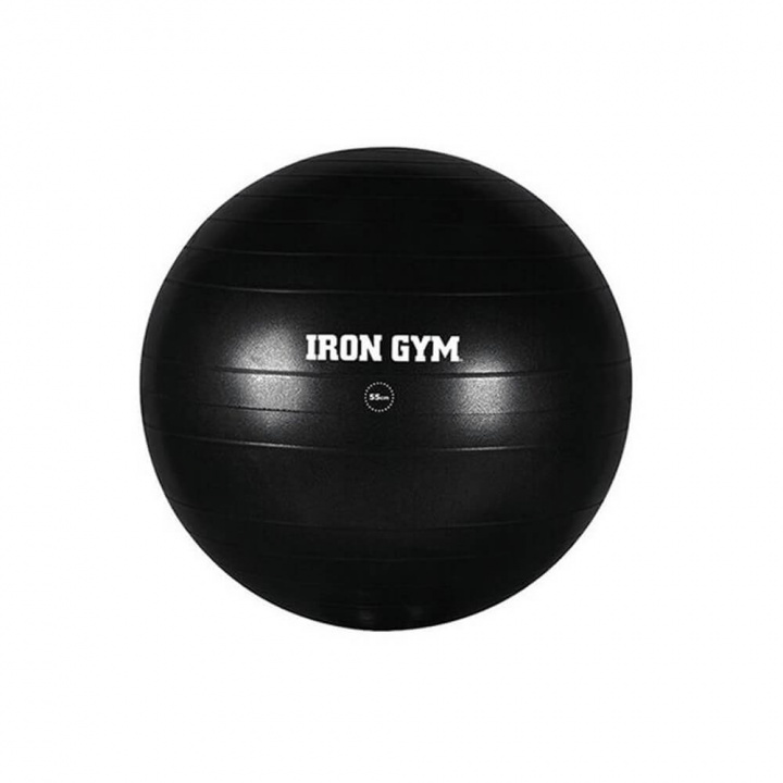 Iron Gym Essential Exercise Ball 55 cm and Pump i gruppen Träningstillbehör / Hemmaträning hos Tillskottsbolaget (IRON5611)