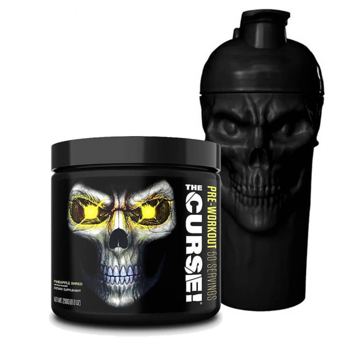 JNX Sports The Curse + Shaker PÅ KÖPET! i gruppen Kosttillskott & Livsmedel / Prestationshöjare / Pre-Workout / PWO hos Tillskottsbolaget (JNX743)