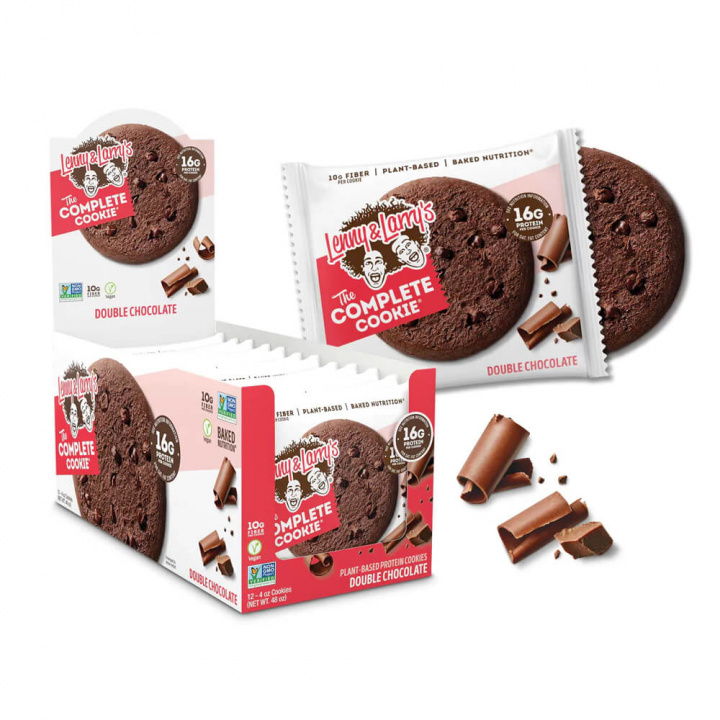 12 x Lenny & Larry´s The Complete Cookie, 113 g (Double Chocolate) i gruppen Bars / Proteinbars hos Tillskottsbolaget (LENNY67812)