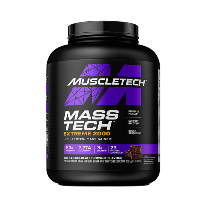 Muscletech Mass-Tech EXTREME 2000, 2,72 kg i gruppen Shoppa efter Tema / Kosttillskott för kvinnor hos Tillskottsbolaget (MUSCLETECH7512)