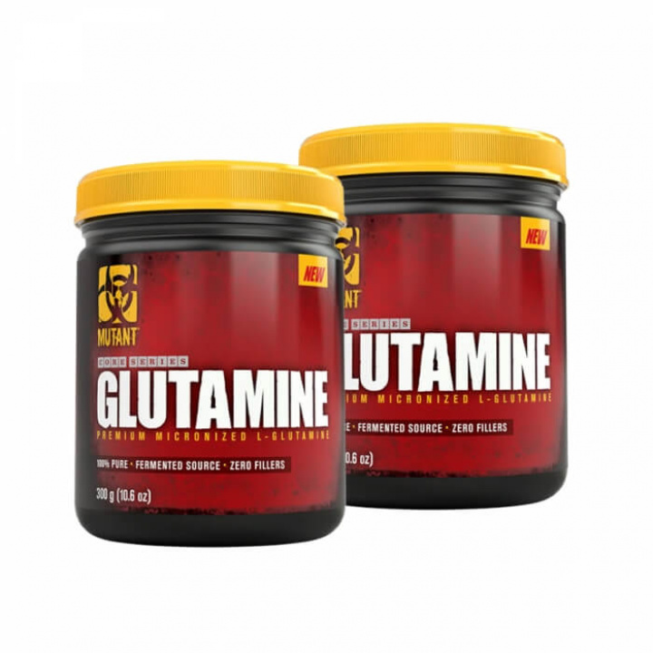 2 x Mutant Core Series Glutamine, 300 g i gruppen Kosttillskott & Livsmedel / Hälsokost / Immunförsvar hos Tillskottsbolaget (MUTANT9504)