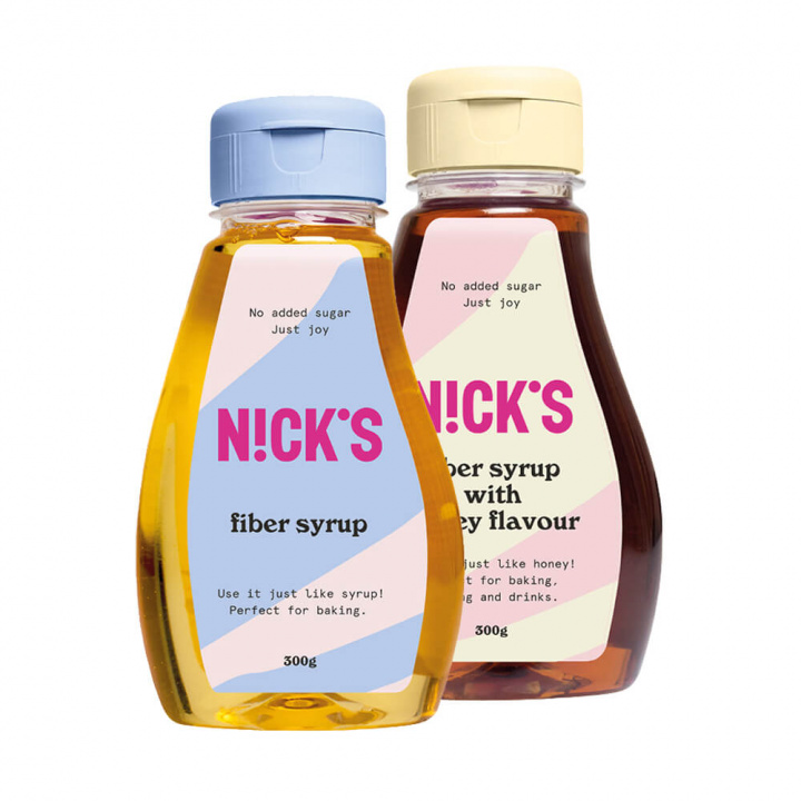 Nicks Fiber Syrup, 300 g i gruppen Kosttillskott & Livsmedel / Livsmedel / Kalorisnåla såser och toppings hos Tillskottsbolaget (NICKS8423)