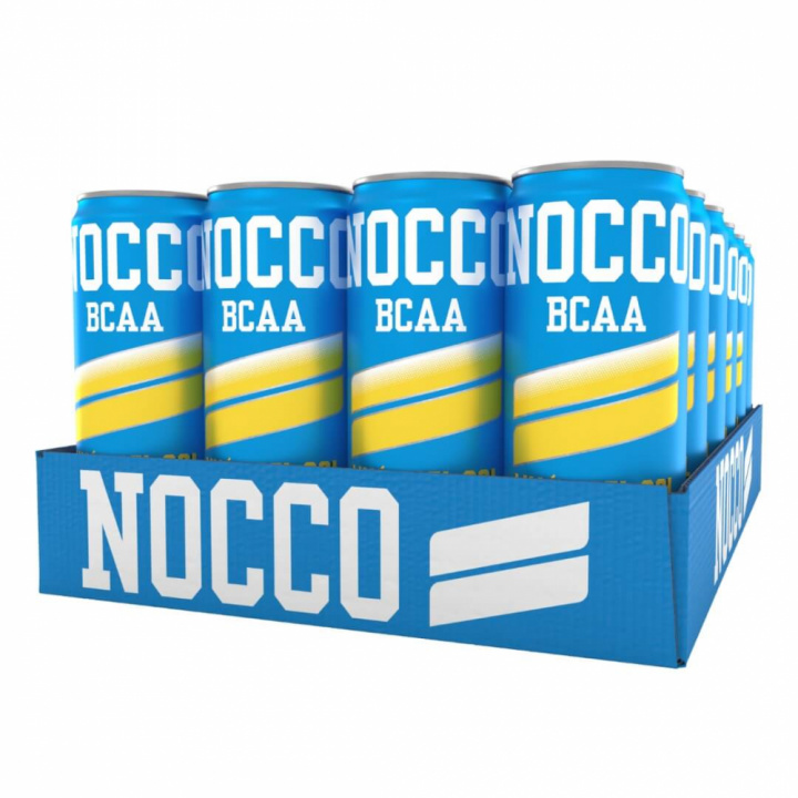 24 x NOCCO BCAA, 330 ml (Limón) i gruppen Drycker / Energidryck hos Tillskottsbolaget (NOCCO766302)