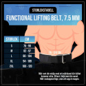 Nordic Training Gear Functional Lifting Belt, 7,5 mm