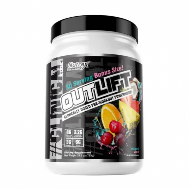 Nutrex Research Outlift, 504 g i gruppen Kosttillskott & Livsmedel / Prestationshöjare / Pre-Workout / PWO hos Tillskottsbolaget (NUTREX0943)