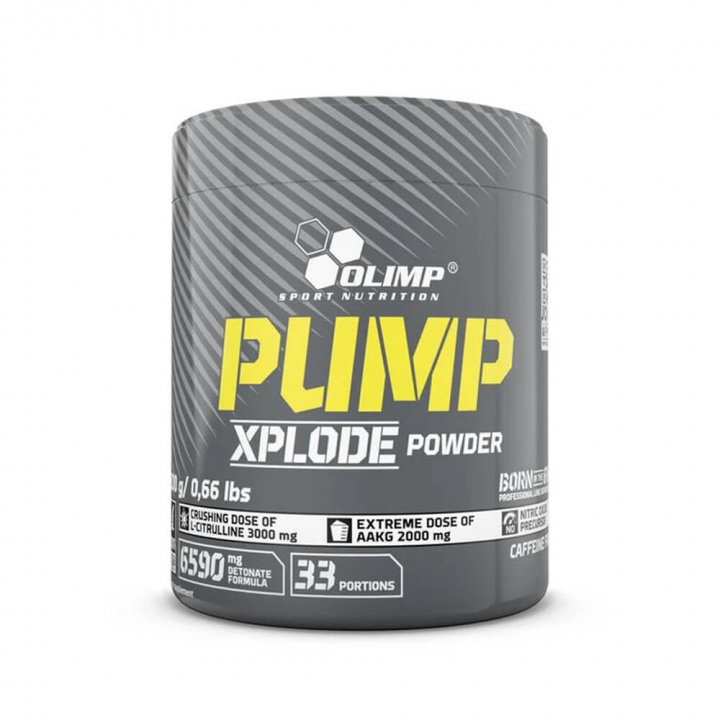 OLIMP Pump Xplode Powder, 300 g i gruppen Kosttillskott & Livsmedel / Prestationshöjare / Stimfri PWO hos Tillskottsbolaget (OLIMP8954)