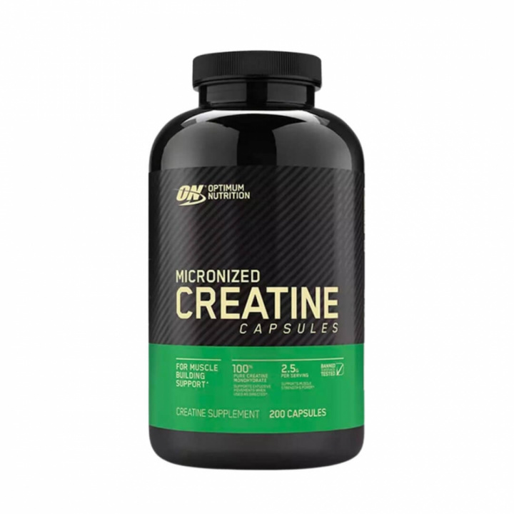 Optimum Nutrition Creatine 2500, 200 Caps i gruppen Kosttillskott & Livsmedel / Kreatin / Kreatinmonohydrat hos Tillskottsbolaget (OPTIMUM679)