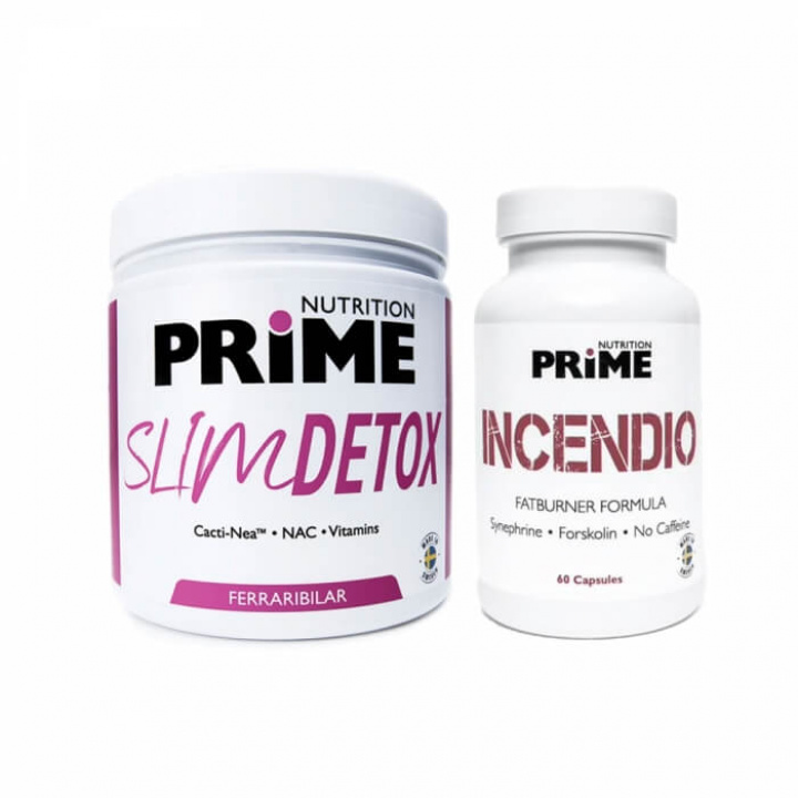 Prime Nutrition Slim Detox + Incendio PÅ KÖPET! i gruppen Kosttillskott & Livsmedel / Hälsokost / Detox hos Tillskottsbolaget (PRIME594)