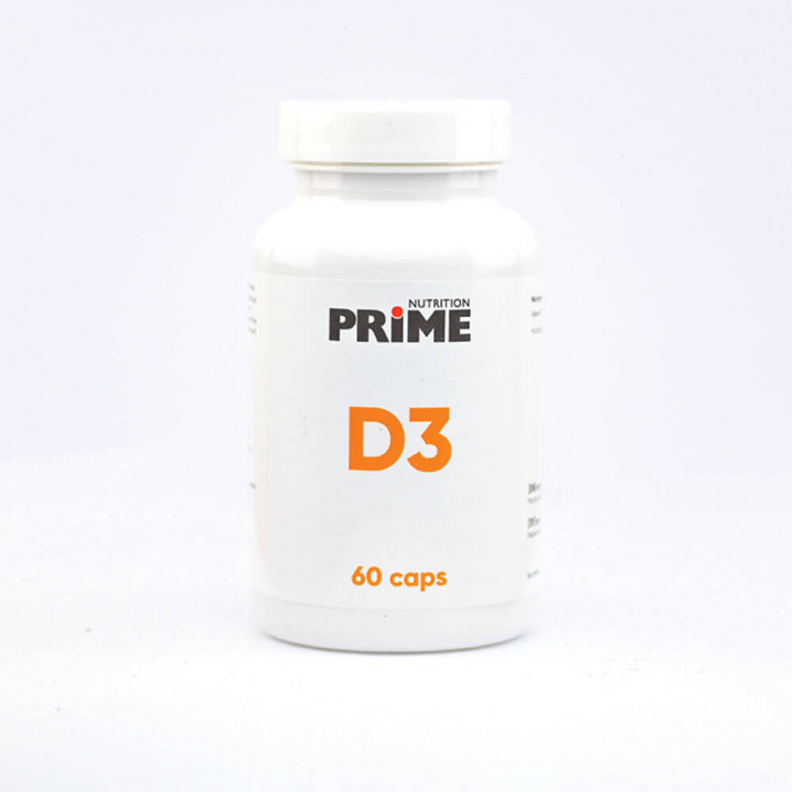 Prime Nutrition Vitamin D3, 60 caps i gruppen Kosttillskott & Livsmedel / Vitaminer / D-vitamin hos Tillskottsbolaget (PRIME783)