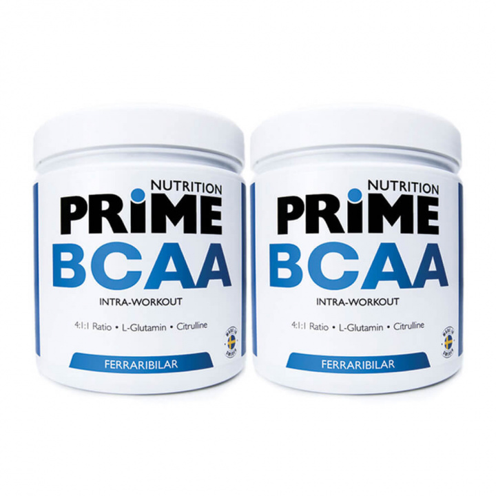 2 x Prime Nutrition BCAA, 330 g i gruppen Kosttillskott & Livsmedel / Aminosyror / BCAA hos Tillskottsbolaget (PRIME8765)