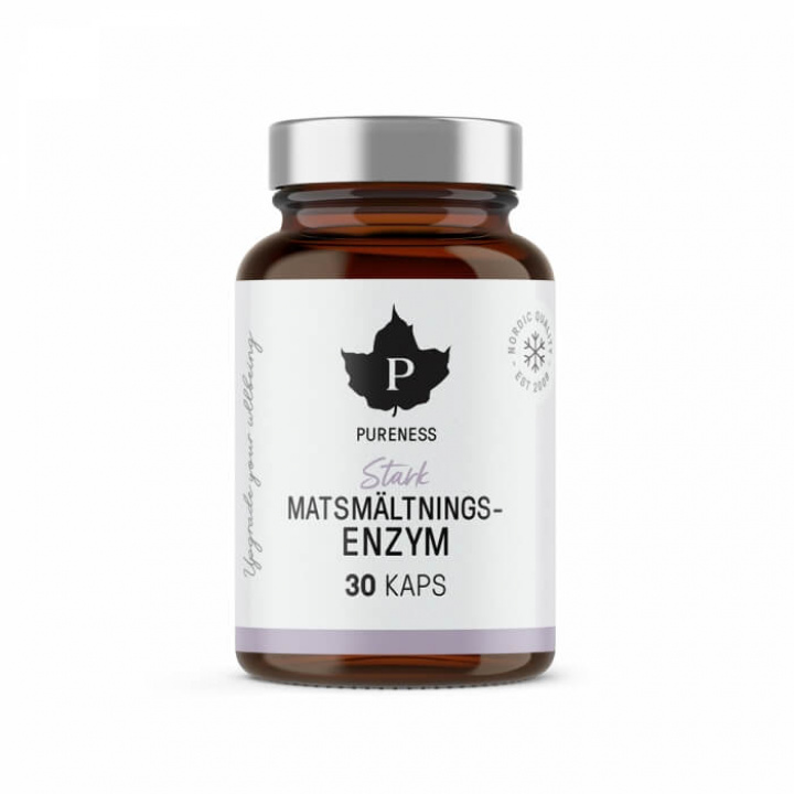 Pureness Stark Matsmältningsenzym, 30 caps i gruppen Kosttillskott & Livsmedel / Hälsokost / Mage & Tarm hos Tillskottsbolaget (PURENESS891)