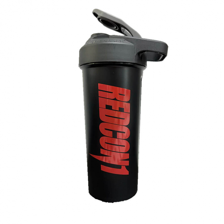 Redcon1 Shaker, 800 ml (black/red) i gruppen Träningstillbehör / Flaskor & Shakers hos Tillskottsbolaget (REDCON16743)