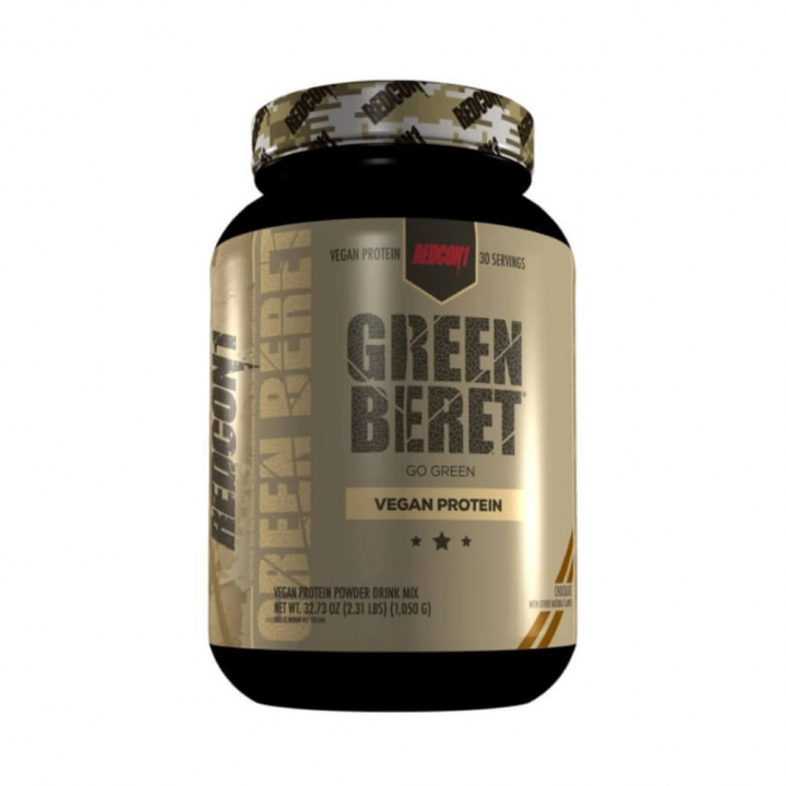 Redcon1 Green Beret Vegan Protein, 930 g i gruppen Kosttillskott & Livsmedel / Proteinpulver / Laktosfritt Protein hos Tillskottsbolaget (REDCON18422)