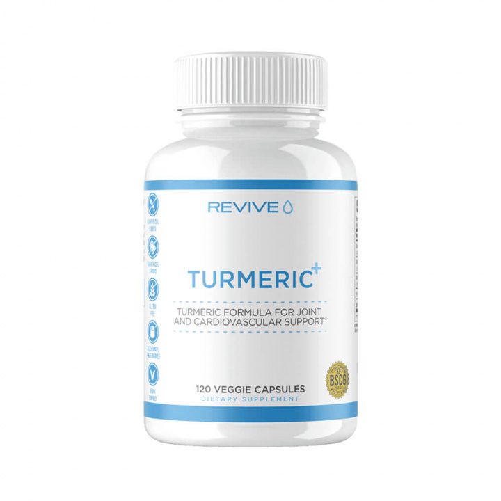 Revive MD Turmeric+, 120 caps i gruppen Kosttillskott & Livsmedel / Hälsokost / Curcumin hos Tillskottsbolaget (REVIVE78792)