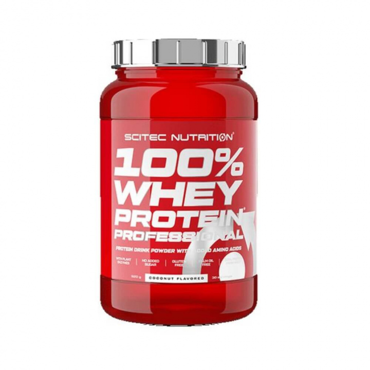 Scitec 100% Whey Protein Professional, 920 g i gruppen Kosttillskott & Livsmedel / Proteinpulver / Vassleprotein / Whey protein hos Tillskottsbolaget (SCITEC001)