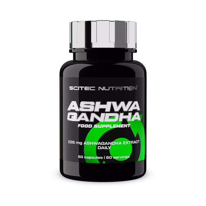 Scitec Nutrition Ashwagandha, 60 caps i gruppen Kosttillskott & Livsmedel / Hälsokost / Ashwagandha hos Tillskottsbolaget (SCITEC65734)