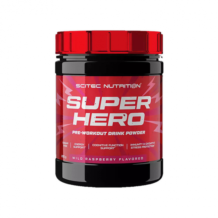 Scitec Nutrition SUPERHERO Pre-Workout, 285 g i gruppen Kosttillskott & Livsmedel / Prestationshöjare / Pre-Workout / PWO hos Tillskottsbolaget (SCITEC75843)