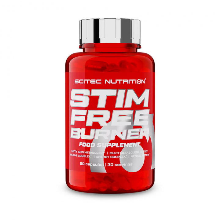 Scitec Nutrition Stim Free Burner, 90 caps i gruppen Kosttillskott & Livsmedel / Viktminskning / Koffeinfri Fettförbrännare hos Tillskottsbolaget (SCITEC767453)