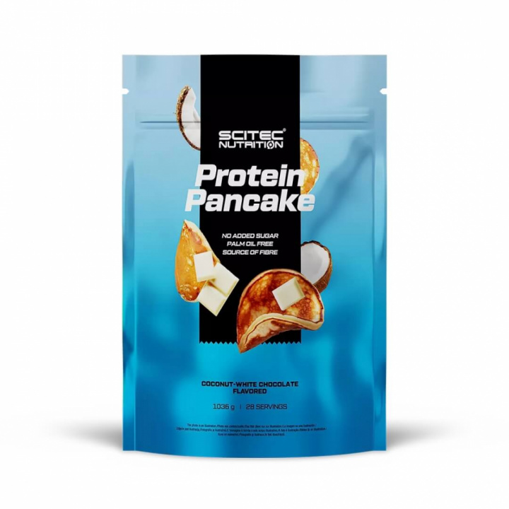 Scitec Nutrition Protein Pancake, 1036 g i gruppen Kosttillskott & Livsmedel / Livsmedel / Proteinpannkakor hos Tillskottsbolaget (SCITEC829)