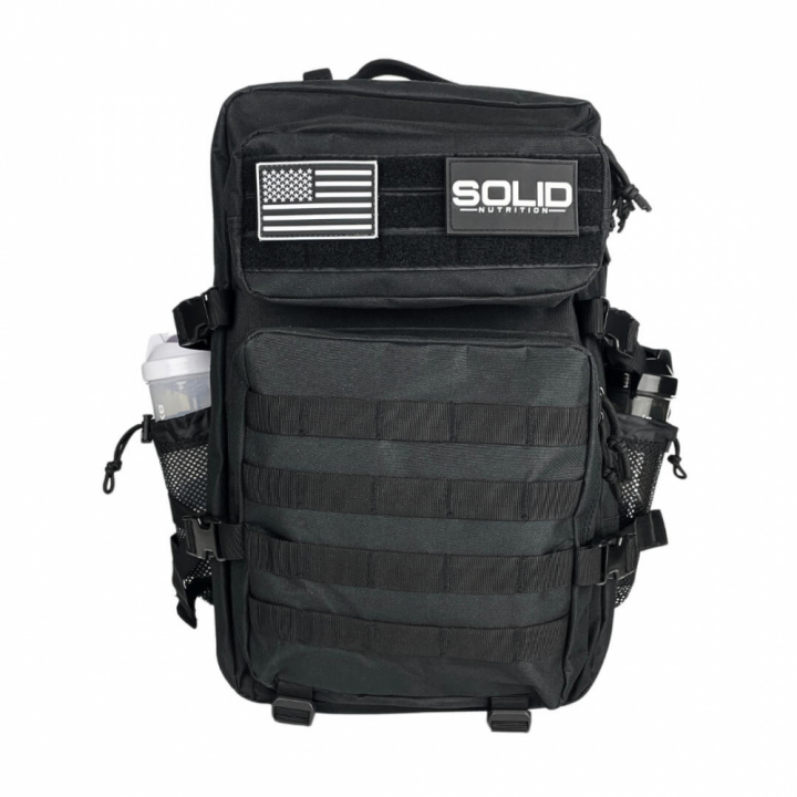 SOLID Nutrition Tactical Backpack, 45 L i gruppen Träningstillbehör / Träningsväskor hos Tillskottsbolaget (SOLID65744)