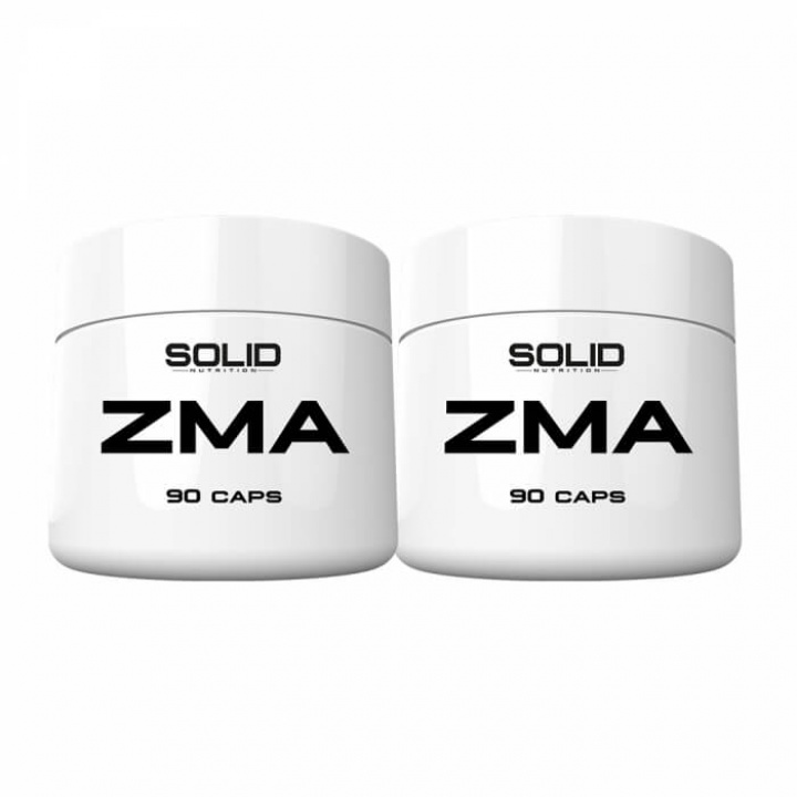 2 x SOLID Nutrition ZMA, 90 caps i gruppen Kosttillskott & Livsmedel / Hälsokost / Sömn hos Tillskottsbolaget (SOLID7542)