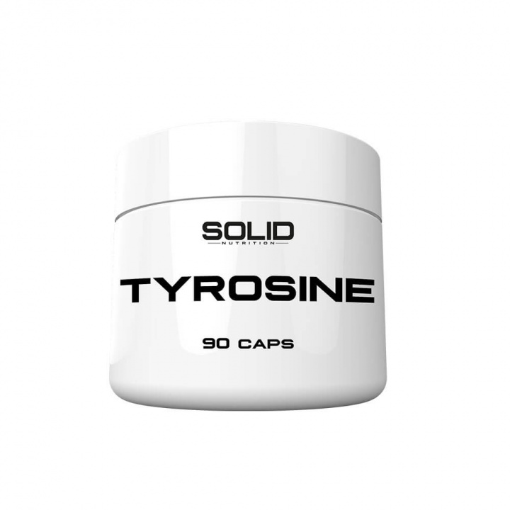 SOLID Nutrition Tyrosine, 90 caps i gruppen Kosttillskott & Livsmedel / Aminosyror / Tyrosin hos Tillskottsbolaget (SOLID76123)