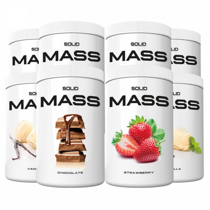 8 x SOLID Nutrition Mass, 1 kg i gruppen Shoppa efter Tema / Svenskt kosttillskott hos Tillskottsbolaget (SOLID852)