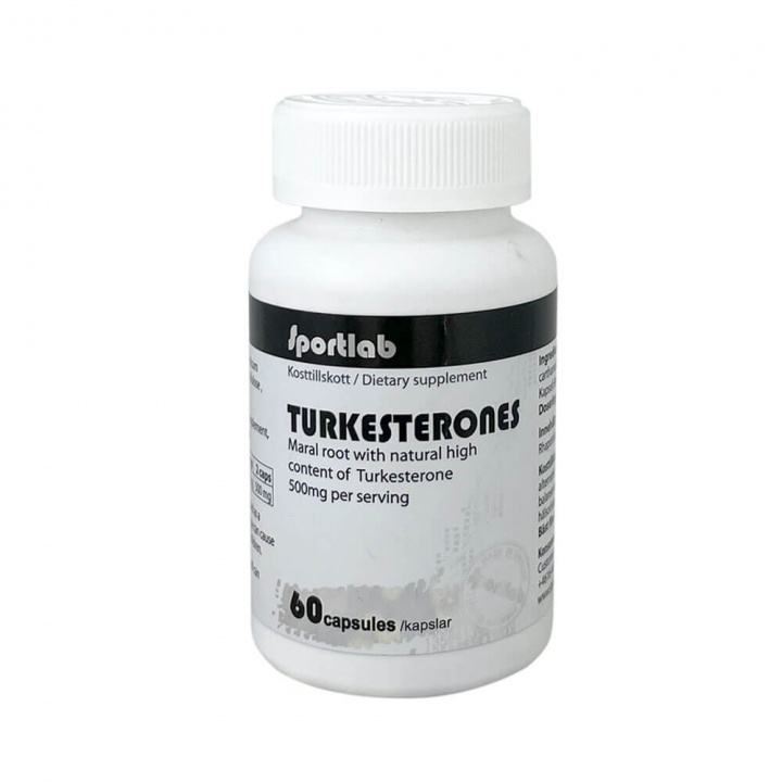 Sportlab Turkesterones - 250 mg, 60 caps i gruppen Kosttillskott & Livsmedel / Muskelökning / Turkesterone hos Tillskottsbolaget (SPORTLAB674323)