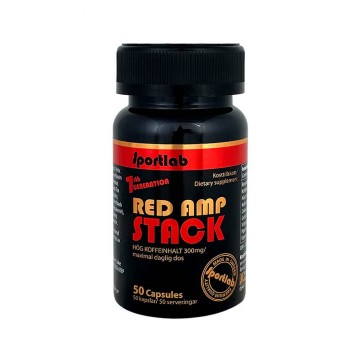 Sportlab Red AMP Stack, 50 caps i gruppen Shoppa efter Tema / Glutenfria Kosttillskott hos Tillskottsbolaget (SPORTLAB67545)