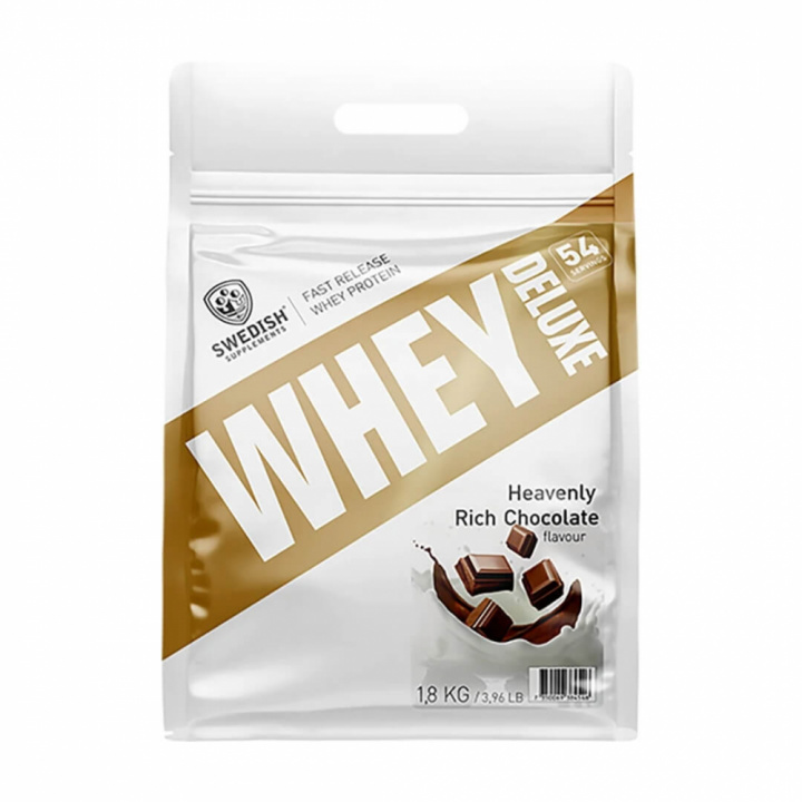 Swedish Supplements Whey Deluxe, 1800 g i gruppen Kosttillskott & Livsmedel / Proteinpulver / Vassleprotein / Whey protein hos Tillskottsbolaget (SS76843)