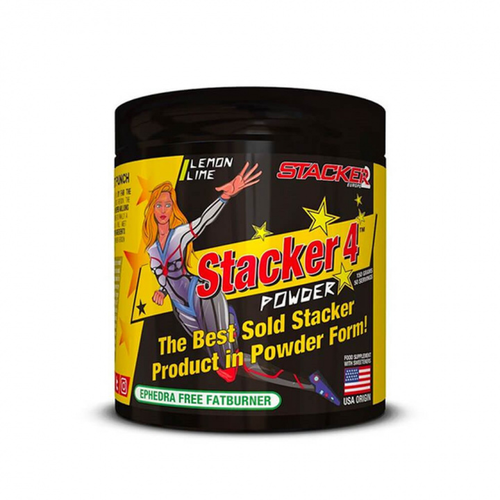 Stacker2 Stacker 4 Powder, 150 g i gruppen Kosttillskott & Livsmedel / Viktminskning / Fettförbrännare hos Tillskottsbolaget (STACKER2753)