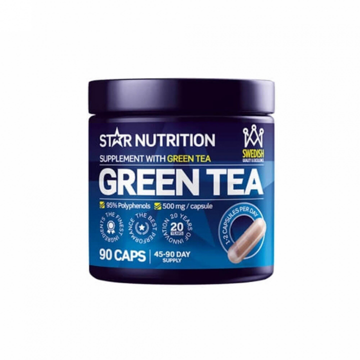 Star Nutrition Green Tea, 90 caps i gruppen Kosttillskott & Livsmedel / Hälsokost / Grönt Te hos Tillskottsbolaget (STAR013)