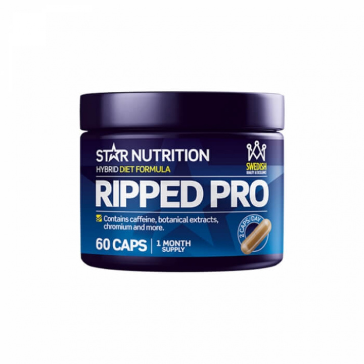 Star Nutrition Ripped Pro, 60 caps i gruppen Kosttillskott & Livsmedel / Viktminskning / Fettförbrännare hos Tillskottsbolaget (STAR025)