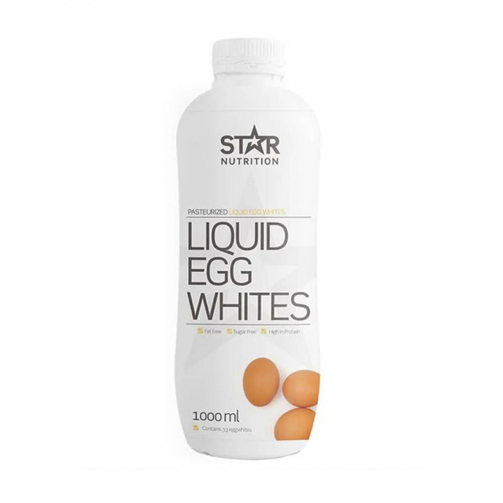 Star Nutrition Liquid Egg Whites, 1000 ml i gruppen Kosttillskott & Livsmedel / Proteinpulver / Äggprotein hos Tillskottsbolaget (STAR67554)