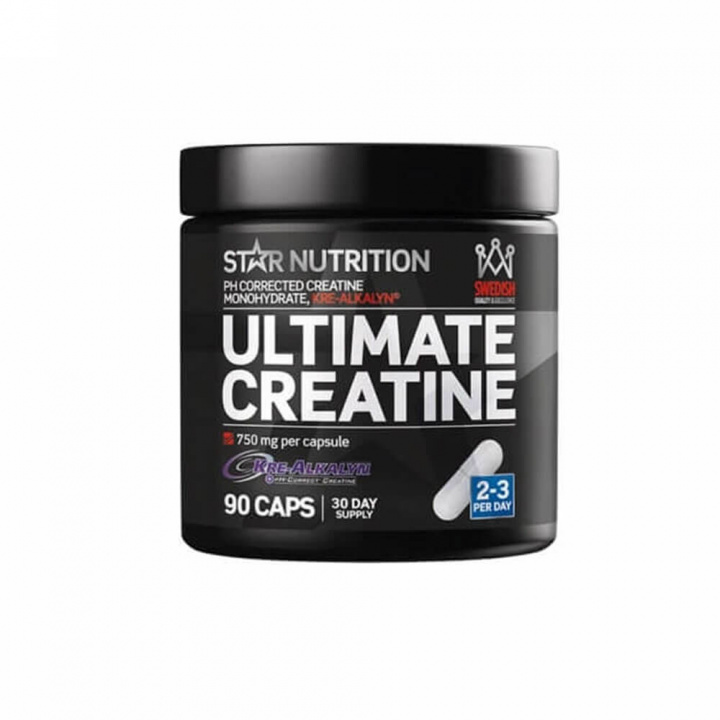 Star Nutrition Ultimate Creatine, 90 caps i gruppen Kosttillskott & Livsmedel / Kreatin / Kre-Alkalyn hos Tillskottsbolaget (STAR742)