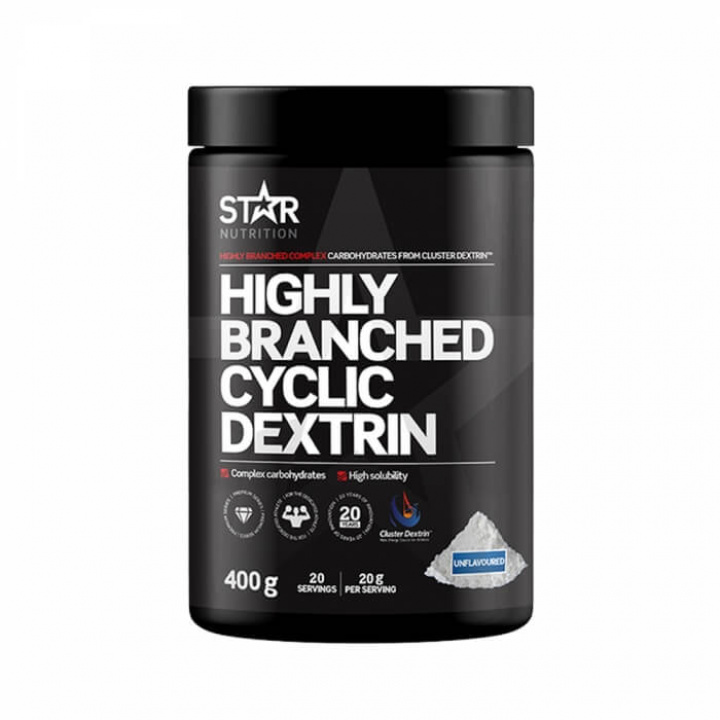 Star Nutrition Highly Branched Cyclic Dextrin, 400 g i gruppen Kosttillskott & Livsmedel / Kolhydrater / Highly Branched Cyclic Dextrin hos Tillskottsbolaget (STAR74583)