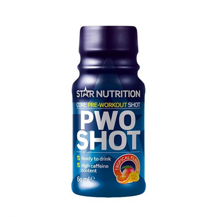 Star Nutrition PWO Shot, 60 ml i gruppen Kosttillskott & Livsmedel / Prestationshöjare / Pre-Workout / PWO hos Tillskottsbolaget (STAR76821)