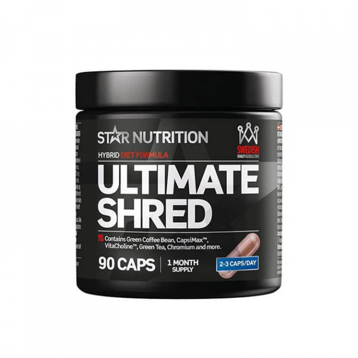 Star Nutrition Ultimate Shred, 90 caps i gruppen Kosttillskott & Livsmedel / Viktminskning / Fettförbrännare hos Tillskottsbolaget (STAR7684666)