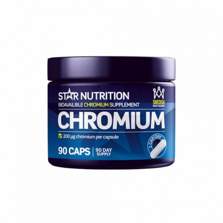 Star Nutrition Chromium, 90 caps i gruppen Kosttillskott & Livsmedel / Mineraler / Krom hos Tillskottsbolaget (STAR9002)