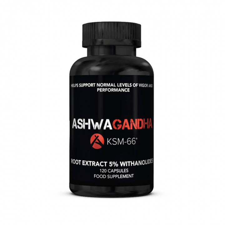 Strom Sports Nutrition KSM66 Ashwagandha, 120 caps i gruppen Kosttillskott & Livsmedel / Hälsokost / Ashwagandha hos Tillskottsbolaget (STROM7823)